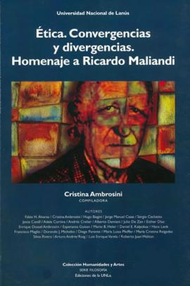 Cubierta para Ética: convergencias y divergencias. Homenaje a Ricardo Maliandi