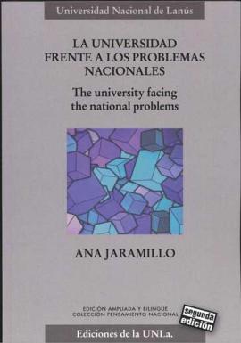 Cubierta para La universidad frente a los problemas nacionales/ The University Facing the National Problems. 