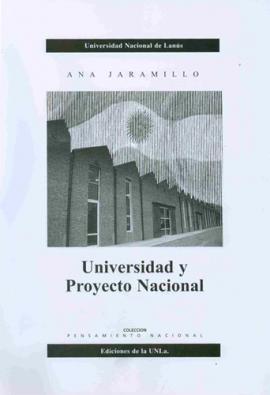 Cubierta para Universidad y proyecto nacional 