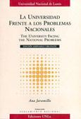 Cubierta para La universidad frente a los problemas nacionales 