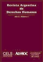 Cubierta para "Revista argentina de derechos humanos": Año II, Nº 1