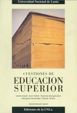 Cubierta para Cuestiones de Educación Superior