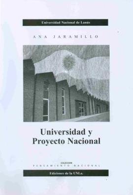 Cubierta para Universidad y proyecto nacional