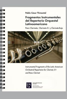 Cubierta para Fragmentos Instrumentales del Repertorio Orquestal Latinoamericana: para clarinete, clarinete E♭ y clarinete bajo