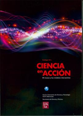 Cubierta para Ciencia en acción - Catálogo 2014: El museo y los módulos interactivos